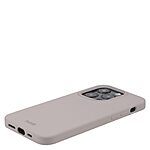 Θήκη σιλικόνης Holdit® για iPhone 15 Pro  Taupe (Μπεζ-γκρι )