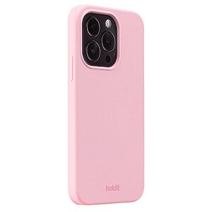 Θήκη σιλικόνης Holdit® για iPhone 15 Pro Blush pink (Ροζ)