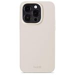 Θήκη σιλικόνης Holdit® για iPhone 15 Pro Light beige (Ανοιχτό μπεζ)