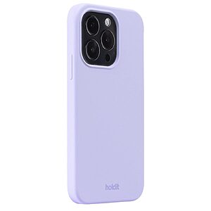Θήκη σιλικόνης Holdit® για iPhone 15 Pro Lavender (Μωβ λεβάντας )
