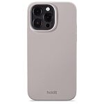 Θήκη σιλικόνης Holdit® για iPhone 15 Pro Max Taupe (Μπεζ-γκρι )