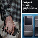 Caseology Parallax by Spigen® Θήκη Σιλικόνης για Samsung Galaxy Z Flip5 5G: Προστασία Κάμερας με Πιστοποίηση Αντοχής MIL-STD 810G-516.6 - Ash Grey - Image 3
