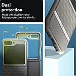 Caseology Parallax by Spigen® Θήκη Σιλικόνης για Samsung Galaxy Z Flip5 5G: Προστασία Κάμερας με Πιστοποίηση Αντοχής MIL-STD 810G-516.6 - Ash Grey - Image 4