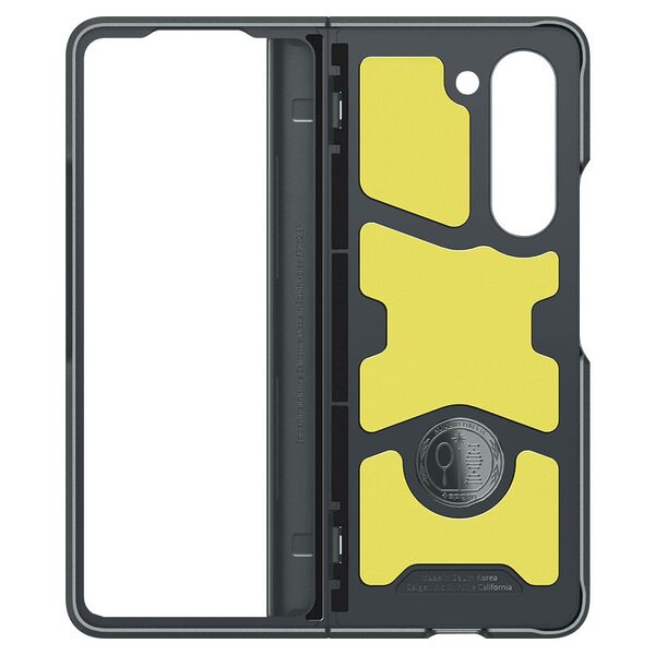 spigen slim armor pro galaxy z fold5 5g high quality protection military standard abyss green 6
