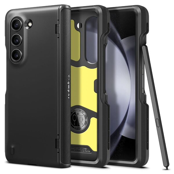 Spigen® Slim Armor Pro για Galaxy Z Fold5 5G: Υψηλής Ποιότητας Προστασία με Πολυτελές Σχεδιασμό και Στρατιωτικές Προδιαγραφές (MIL STD 810G 516.6) - Black