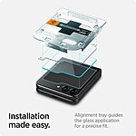 Spigen® Tempered Glas.tR "EZ FIT" Γυαλί Προστασίας οθόνης [x2.Σετ] για Galaxy Z Flip5 5G - Image 10