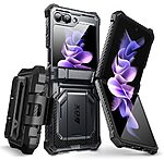 SUPCASE® ArmorBox 360° Full Cover για Samsung Galaxy Z Flip5 5G: Ανθεκτικό Πλαστικό με Κλιπ Ζώνης