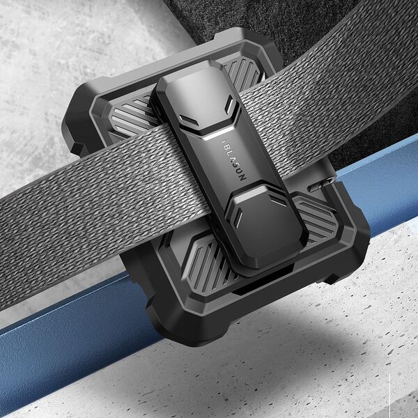supcase armorbox full cover samsung galaxy z flip5 5g durable plastic military standard black 4