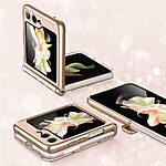 SUPCASE® Cosmo Θήκη για Samsung Galaxy Z Flip5 5G: Με Πλαίσιο Προστασίας Οθόνης, Λεπτή, Συνθετική και Αντοχή στις Πτώσεις Στρατιωτικού Προτύπου (MIL STD 810G 516.6) - Pink Marble - Image 4