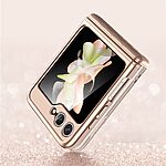 SUPCASE® Cosmo Θήκη για Samsung Galaxy Z Flip5 5G: Με Πλαίσιο Προστασίας Οθόνης, Λεπτή, Συνθετική και Αντοχή στις Πτώσεις Στρατιωτικού Προτύπου (MIL STD 810G 516.6) - Pink Marble - Image 6