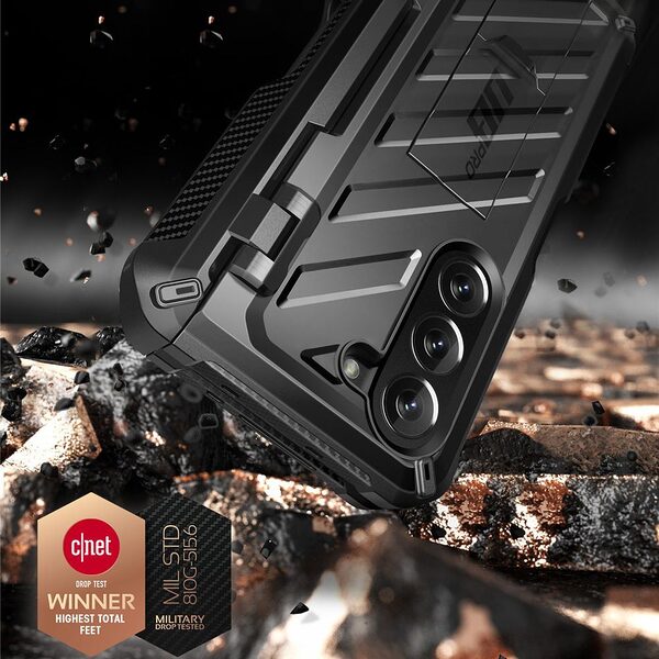 supcase unicorn beetle 360 pro case samsung galaxy z fold5 5g screen protection black 2