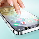 Baseus Sapphire Υψηλής Ποιότητας Προστατευτικό γυαλί Tempered Glass για iPhone 15 Pro Max Πλήρης Κάλυψη - Ενισχυμένες Άκρες & Εργαλείο Εγκατάστασης - Image 4