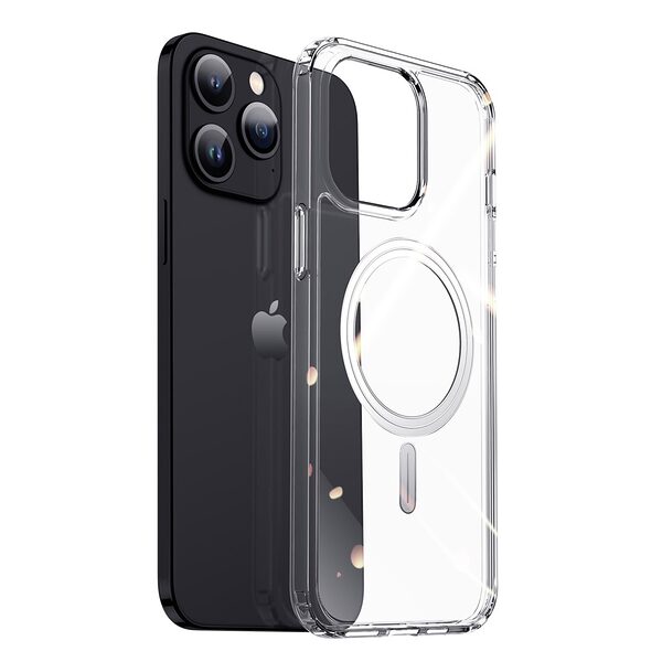 Θήκη iPhone 15 Pro DUX DUCIS Clin Series Sockproof συμβατό με Magsafe φορτιστή Transparent Πλάτη TPU