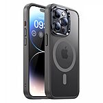 Θήκη iPhone 15 Pro Max BENKS Magnetic Matte Series συμβατό με Magsafe φορτιστή Πλάτη TPU γκρι