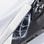 Θήκη iPhone 15 Pro Max BENKS Magnetic Series v3 Hybrid συμβατό με Magsafe φορτιστή Transparent Πλάτη TPU λευκό - Image 2