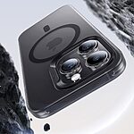 Θήκη iPhone 15 Pro Max BENKS Magnetic Series v3 Hybrid συμβατό με Magsafe φορτιστή Transparent Πλάτη TPU λευκό - Image 4
