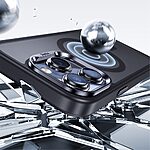 Θήκη iPhone 15 Pro Max BENKS Magnetic Matte Series συμβατό με Magsafe φορτιστή Πλάτη TPU μπλε - Image 3