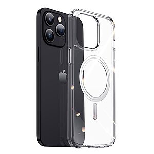 Θήκη iPhone 15 Pro Max DUX DUCIS Clin Series Sockproof συμβατό με Magsafe φορτιστή Transparent Πλάτη TPU