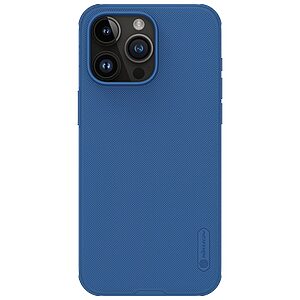 Θήκη iPhone 15 Pro Max NiLLkin Super Frosted Matte Series Πλάτη από Premium σκληρό πλαστικό μπλε