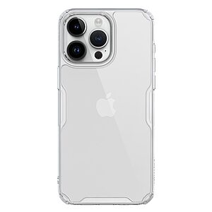 Θήκη iPhone 15 Pro Max NiLLkin Nature Pro Series Silicone Sockproof Transparent Πλάτη TPU