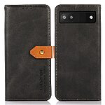 Θήκη Google Pixel 7A KHAZNEH Leather Wallet Golden Clasp με βάση στήριξης