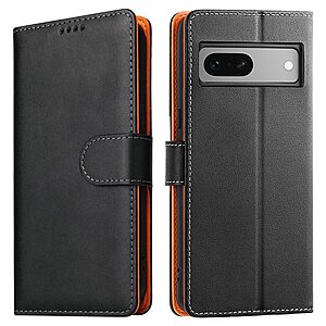 Θήκη Google Pixel 7A Mad Mask Leather Wallet Case Protector με βάση στήριξης