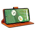 υποδοχές καρτών και μαγνητικό κούμπωμα Flip Wallet από συνθετικό δέρμα μπλε