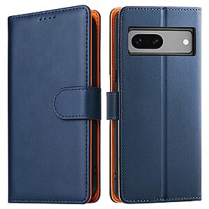 Θήκη Google Pixel 7A Mad Mask Leather Wallet Case Protector με βάση στήριξης