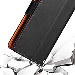 Θήκη Google Pixel 7A Mad Mask Leather Wallet Case Protector με βάση στήριξης, υποδοχές καρτών και μαγνητικό κούμπωμα Flip Wallet από συνθετικό δέρμα μπλε - Image 4