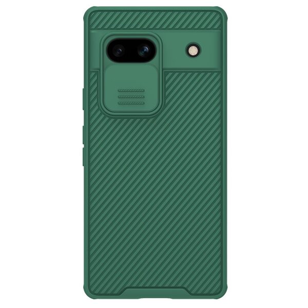 Θήκη Google Pixel 7A NiLLkin Camshield Pro Series Πλάτη με προστασία για την κάμερα από σκλήρό Premium TPU πράσινο