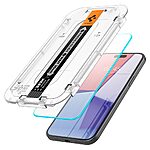 Spigen® Tempered EZ Fit GLAS.tR για iPhone 15 Plus Γυαλί Προστασίας οθόνης 9H με Εργαλείο Τοποθέτησης EZ Fit - Image 2