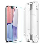 Spigen® Tempered EZ Fit GLAS.tR για iPhone 15 Plus Γυαλί Προστασίας οθόνης 9H με Εργαλείο Τοποθέτησης EZ Fit - Image 3