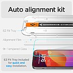 Spigen® Tempered EZ Fit GLAS.tR για iPhone 15 Plus Γυαλί Προστασίας οθόνης 9H με Εργαλείο Τοποθέτησης EZ Fit - Image 7