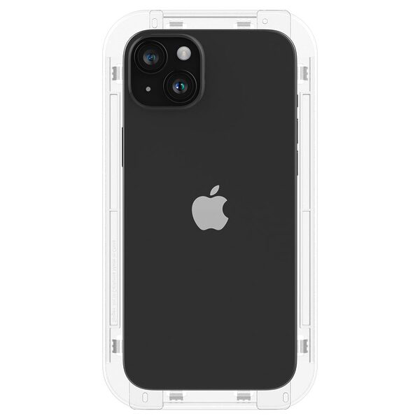 Spigen® Tempered EZ Fit GLAS.tR για iPhone 15 Γυαλί Προστασίας οθόνης 9H [x2.Σετ] με Εργαλείο Τοποθέτησης EZ Fit - Image 9