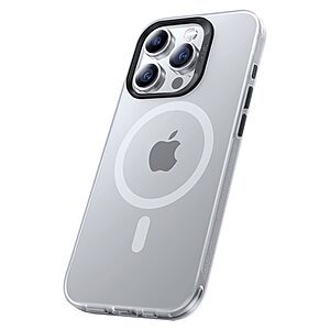 Θήκη iPhone 15 Plus BENKS Magnetic Series v3 Hybrid συμβατό με MagSafe φορτιστή Transparent Πλάτη TPU λευκό