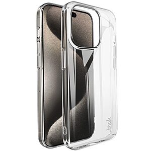 Θήκη iPhone 15 Pro IMAK Air II Pro Series πλάτη διάφανη από σκληρό πλαστικό