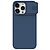 Θήκη iPhone 15 Pro Max NiLLkin Camshield Liquid Series Πλάτη με προστασία για την κάμερα από σκλήρό Premium TPU μπλε