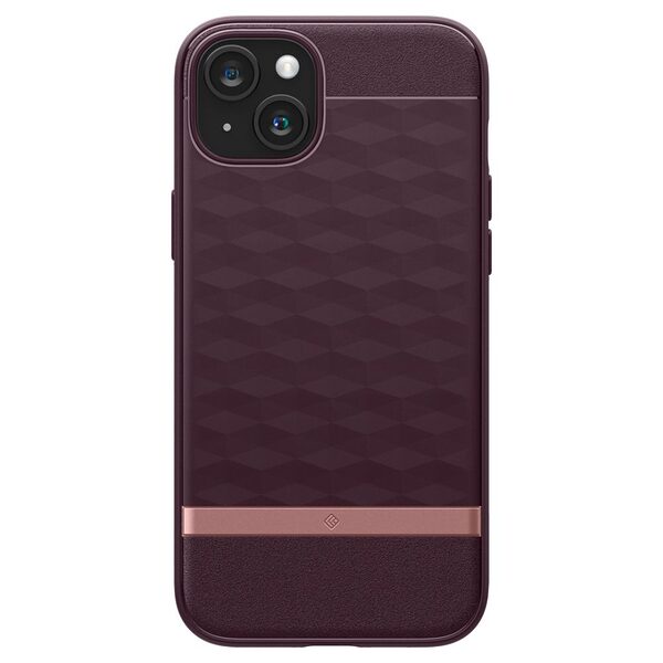 thiki caseology parallax iphone15 burgundy 1