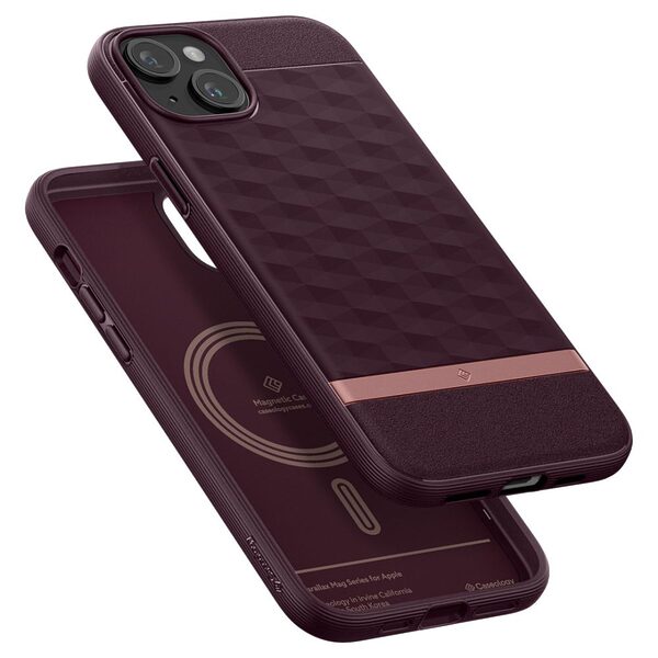 thiki caseology parallax iphone15 burgundy 5