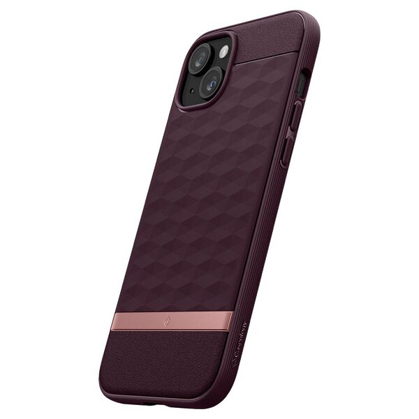 thiki caseology parallax iphone15 burgundy 6