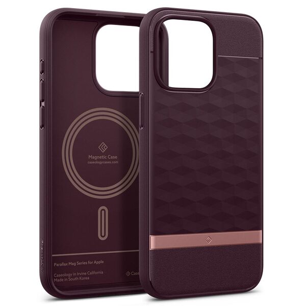 thiki caseology parallax iphone15 pro burgundy 8