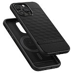 Caseology Parallax by Spigen® Θήκη Σιλικόνης για iPhone 15 Pro Max: Προστασία Κάμερας με Πιστοποίηση Αντοχής MIL-STD 810G-516.6 - Matte Black - Image 6