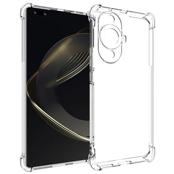 Θήκη Huawei Nova 11 Pro OEM Silicone Sockproof V6 Anti-Slip Transparent Πλάτη TPU