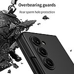 Θήκη Samsung Galaxy Z Fold5 5G GKK Full Cover Protection με προστασία οθόνης Tempered Glass από σκληρό πλαστικό χρυσό - Image 3