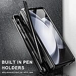 Θήκη Samsung Galaxy Z Fold5 5G Mad Mask Stand Cover Series, Αναδιπλούμενη Θήκη PC+TPU με Βάση Στήριξης και Προστασία Οθόνης μαύρο - Image 3