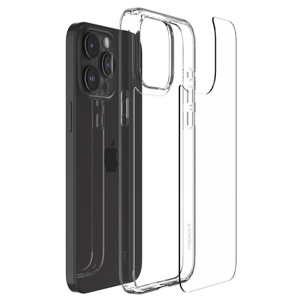 Spigen® AirSkin iPhone 15 Pro Max Hybrid: Διάφανη Θήκη Διπλής Προστασίας με Τεχνολογία Air Cushion – Υψηλής Αντοχής, Εξαιρετική Εφαρμογή – Crystal Clear - Image 8