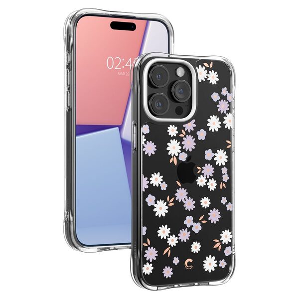 Spigen® Cyrill Cecile για iPhone 15 Pro: Κομψή θήκη σιλικόνης με Μοτίβο Dream Daisy και Προηγμένη Προστασία από Πτώσεις και Γρατζουνιές - Image 8