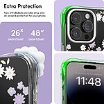 Spigen® Cyrill Cecile για iPhone 15 Pro: Κομψή θήκη σιλικόνης με Μοτίβο Dream Daisy και Προηγμένη Προστασία από Πτώσεις και Γρατζουνιές - Image 9