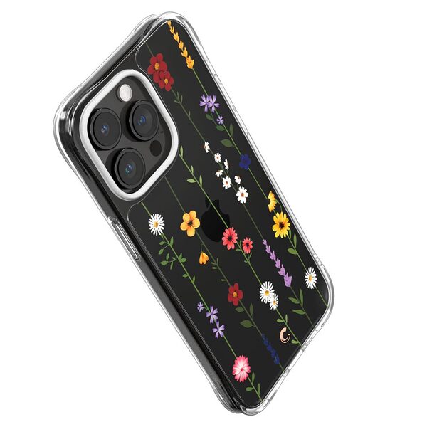 thiki spigen cyrill cecile iphone 15 pro flower garden 5