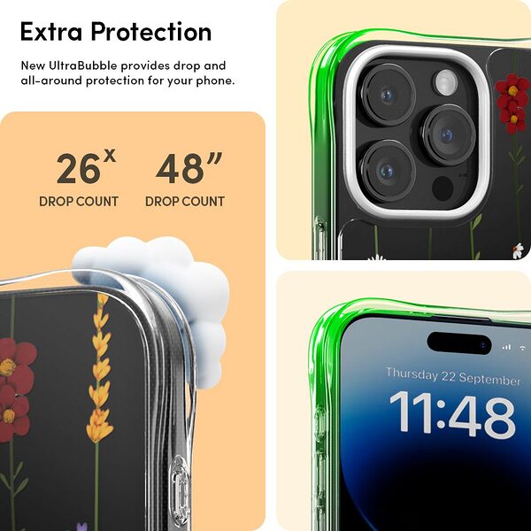 thiki spigen cyrill cecile iphone 15 pro max flower garden 8
